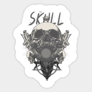 Death Skull Sticker